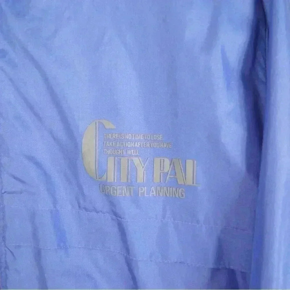 Vintage 80s Japanese Japan Pastel Purple Retro Windbreaker Jacket - Picture 3 of 5